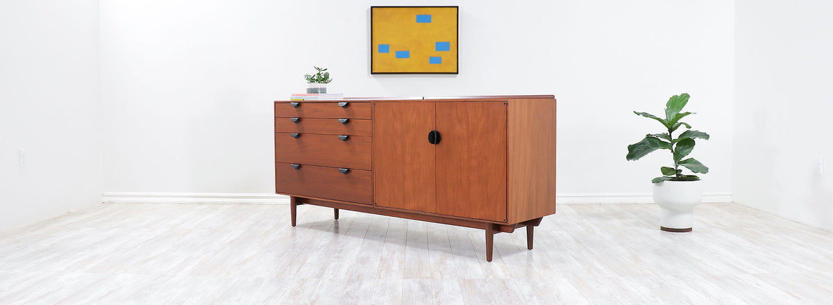 Finn Juhl Model 23-22 Teak Credenza for Baker Furniture