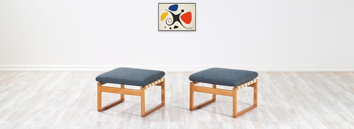Børge Mogensen Model 2248 Stools for Fredericia Stolefabrik 