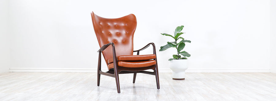 Madsen & Schubel Model 280 Wingback Lounge Chair for Vik & Blindheim