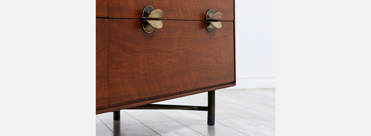 Finn Juhl Dresser with Brass Accents for Baker Furniture 