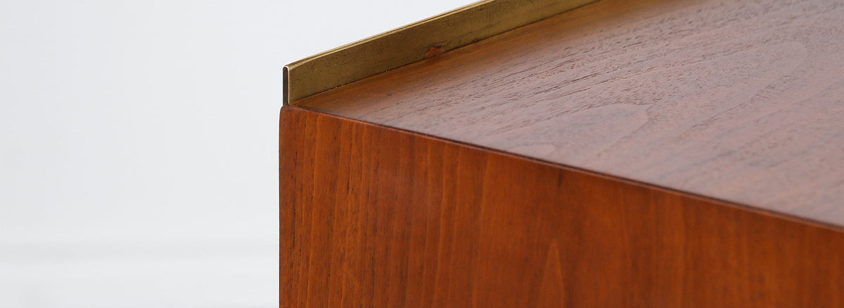 Finn Juhl Dresser with Brass Accents for Baker Furniture 