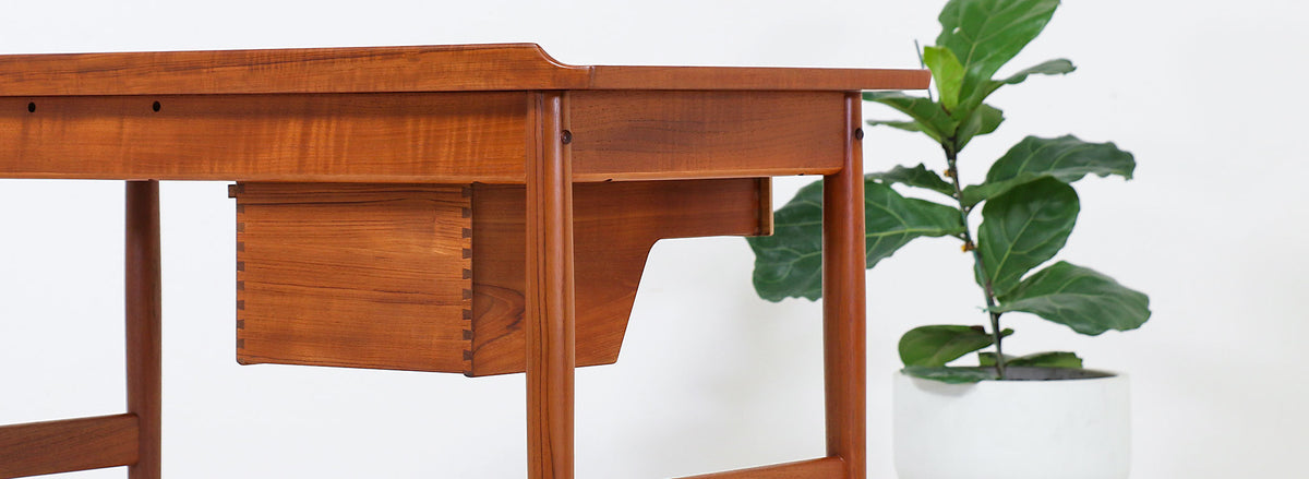 Arne Vodder Teak Vanity / Writing Desk for Sibast Møbler