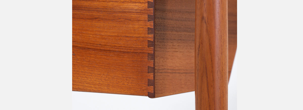Arne Vodder Teak Wood Vanity / Writing Desk for Sibast Møbler