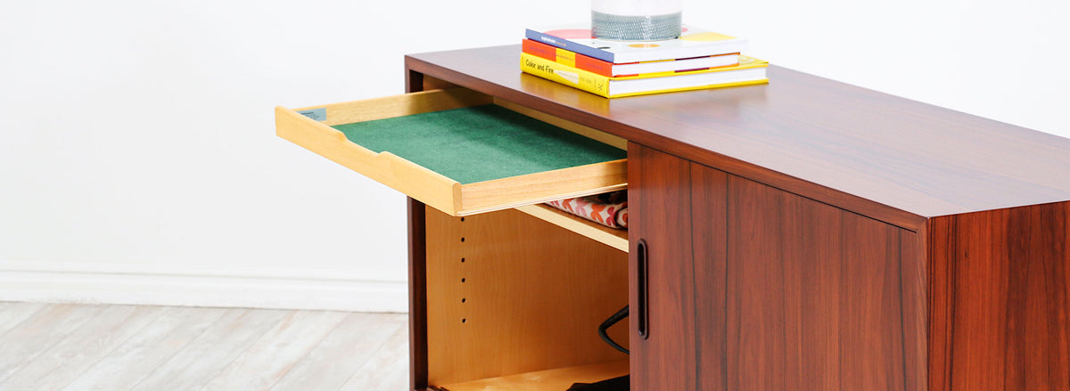 Danish Modern Rosewood Credenza by Carlo Jensen for Hundevad & Co. 
