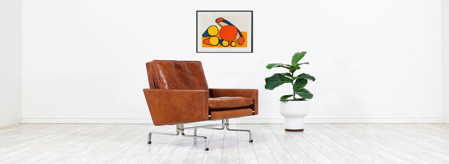 Poul Kjaerholm PK-31 Leather Lounge Chair for E. Kold Christensen 