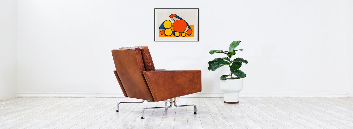 Poul Kjaerholm PK-31 Leather Lounge Chair for E. Kold Christensen 