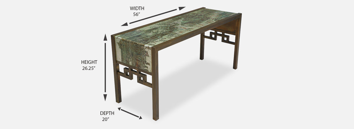 Philip and Kelvin LaVerne “Spring Festival” Console Table