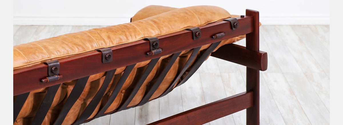 Percival Lafer MP-41 Series Brazilian Leather Sofa 
