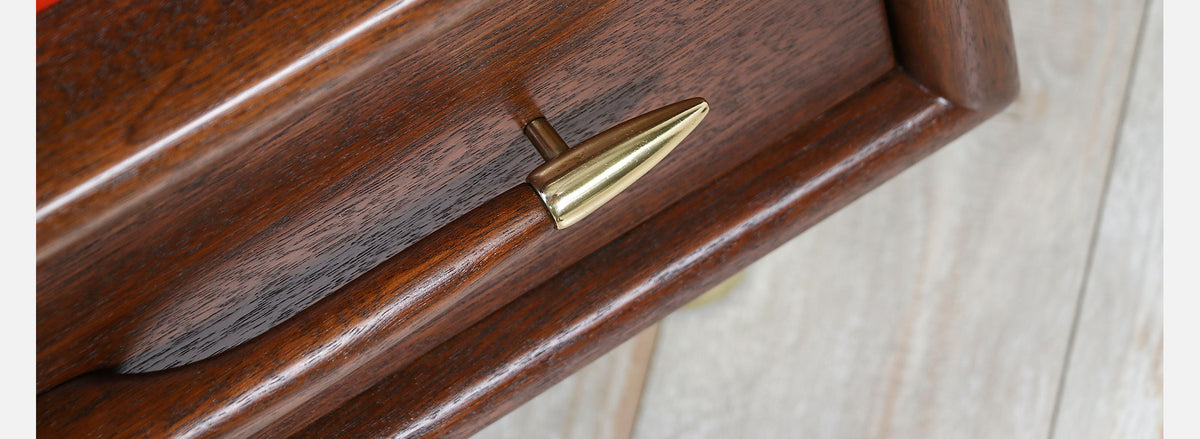 Mid-Century Walnut Night Stands by John Keal for Brown Saltman