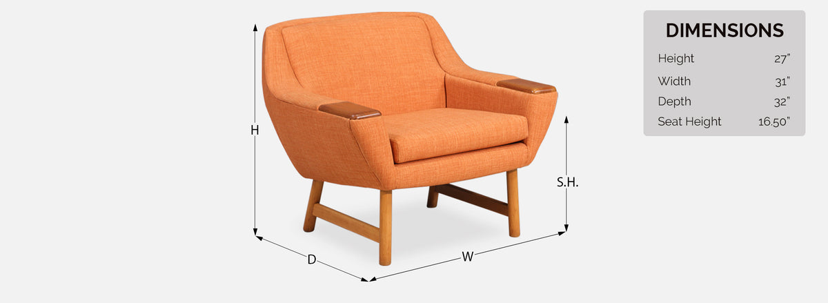 Danish Modern Teak Lounge Chair
