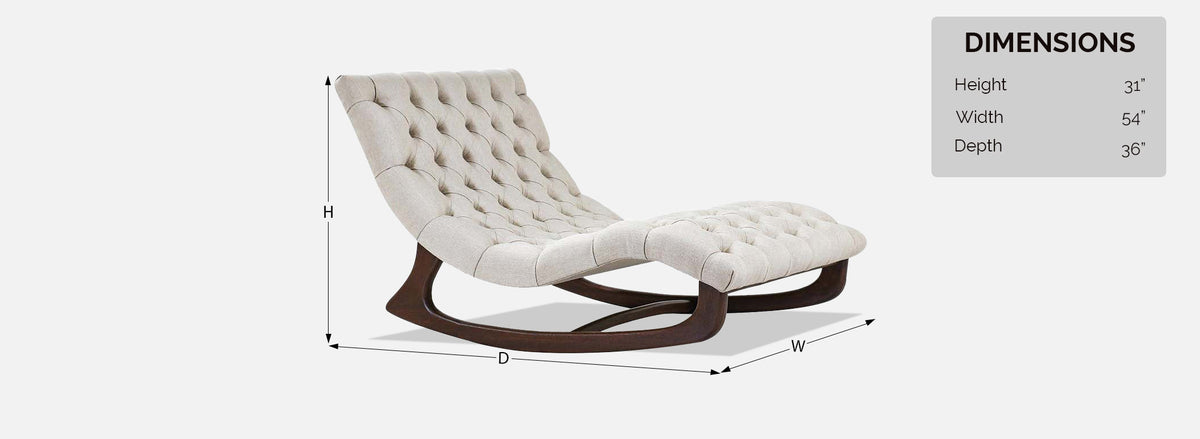 Adrian Pearsall Tufted Chaise Lounge Chair for Craft Associates 
