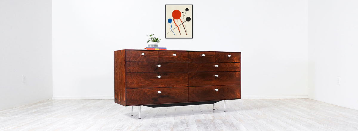 George Nelson "Thin Edge" Rosewood Dresser for Herman Miller 