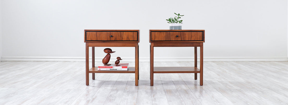 Jack Cartwright Two-Tier Night Stands for Founders Co.