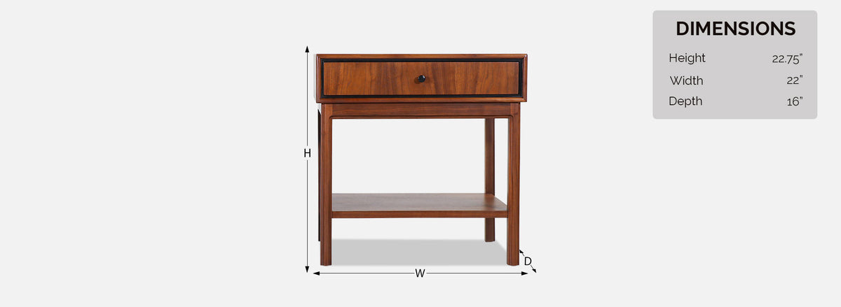 Jack Cartwright Two-Tier Night Stands for Founders Co.