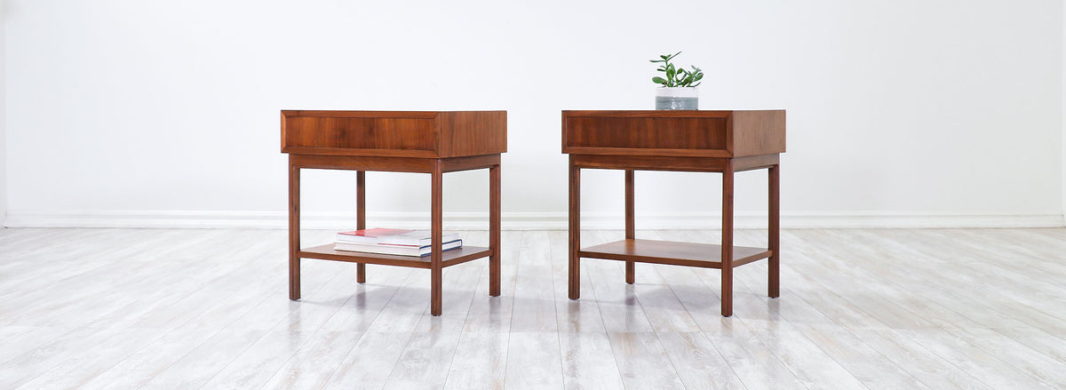Jack Cartwright Two-Tier Night Stands for Founders Co.