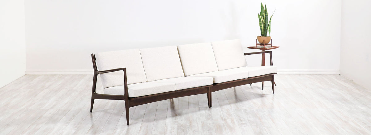 Ib Kofod-Larsen Sectinal Sofa or Love Seats for Selig 