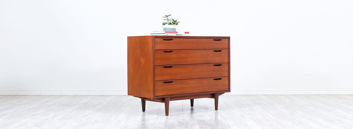 Ib Kofod-Larsen Teak Chest / Vanity for Brande Møbelfabrik 