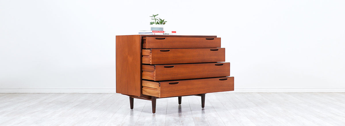 Ib Kofod-Larsen Teak Chest / Vanity for Brande Møbelfabrik 