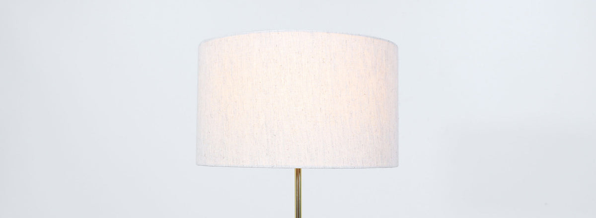 Mid-Century Tripod Brass Floor Lamp by Laurel Light Co.