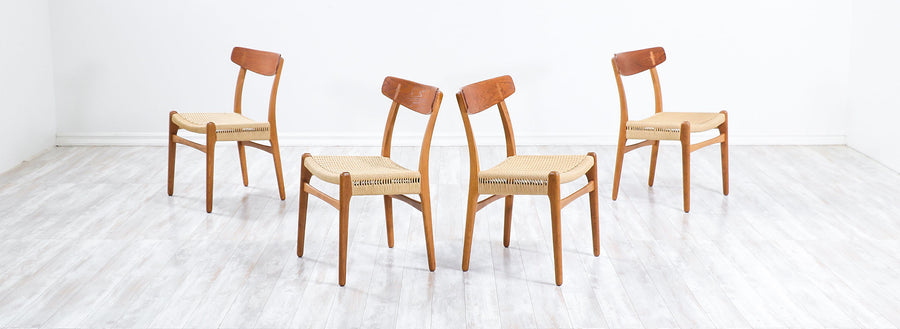 Hans J. Wegner CH-23 Dining Chairs for Carl Hansen & Søn