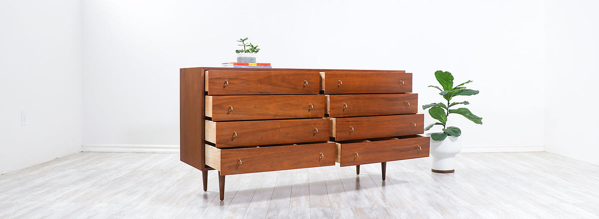 Milo Baughman 8-Drawer Dresser for Glenn of California