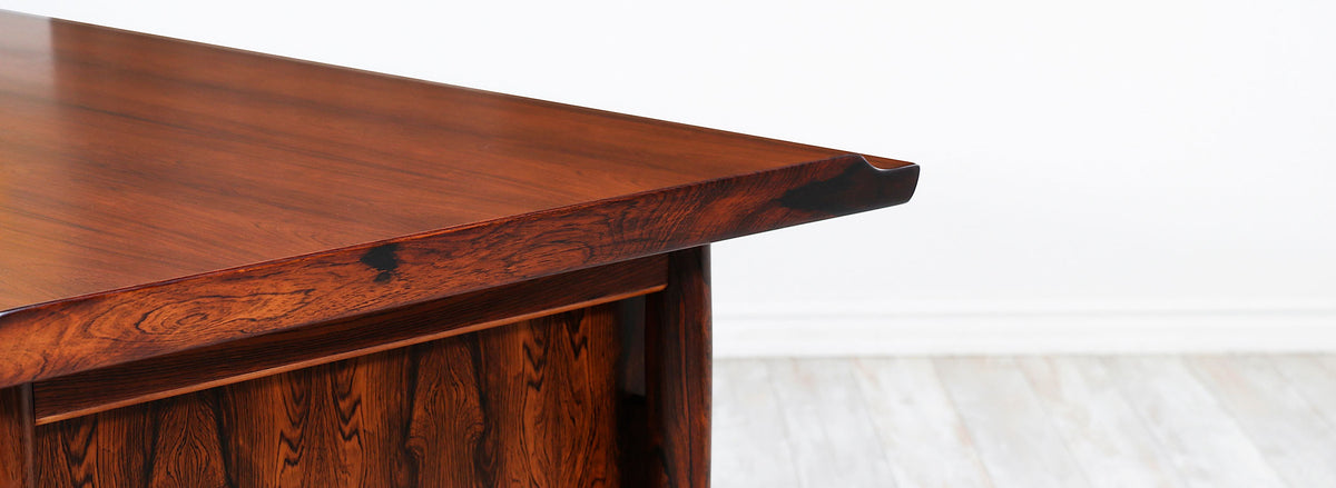 Arne Vodder Executive Rosewood Desk for Sibast Møbler 
