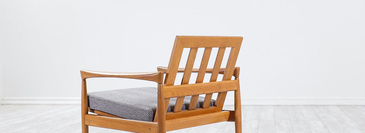 Erik Worts "Kolding” Oak Lounge Chairs for IKEA