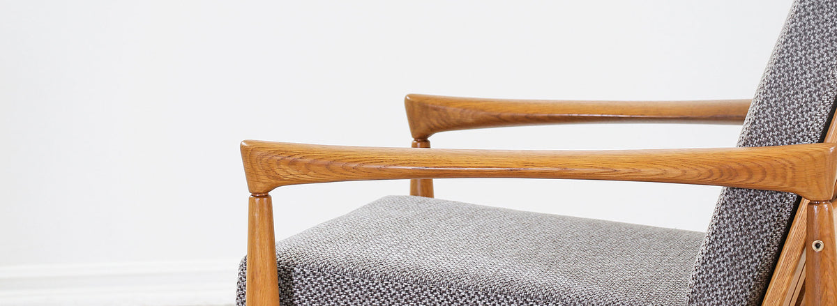 Erik Worts "Kolding” Oak Lounge Chairs for IKEA