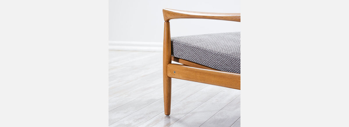 Erik Worts "Kolding” Oak Lounge Chairs for IKEA