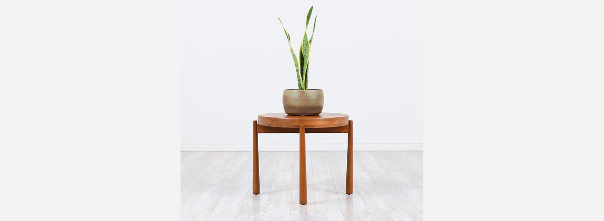 Swedish Modern Reversible Tray Top Side Table by Dux 