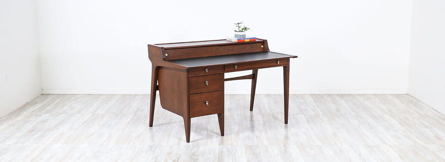 John Van Koert "Profile" Model-K80 Executive Desk for Drexel
