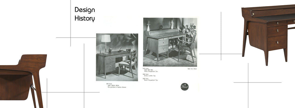 John Van Koert "Profile" Model-K80 Executive Desk for Drexel