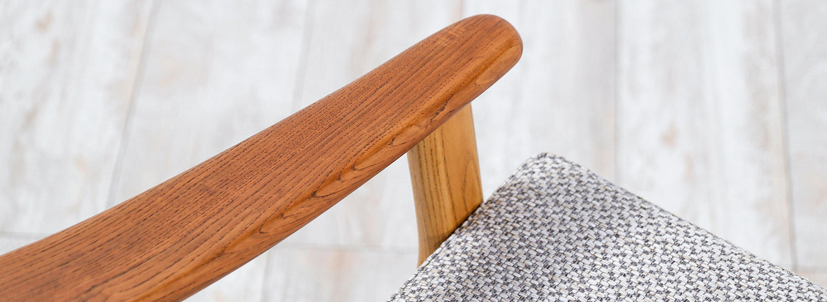 Arne Hovmand-Olsen Teak & Oak Lounge Chairs for Mogens Kold 