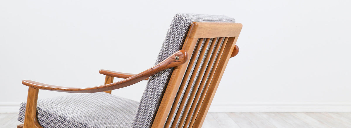 Arne Hovmand-Olsen Teak & Oak Lounge Chairs for Mogens Kold 