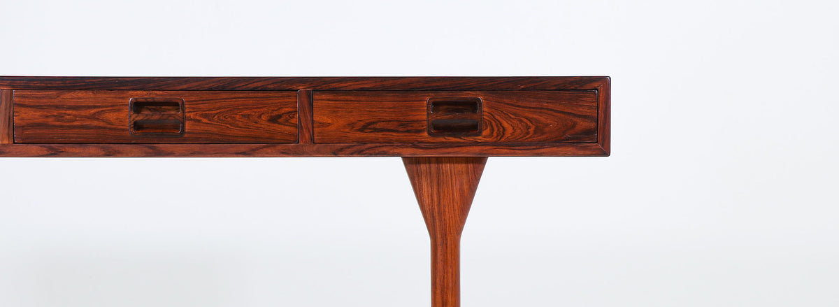 Nanna Ditzel Four-Drawer Rosewood Executive Desk for Søren Willadsen