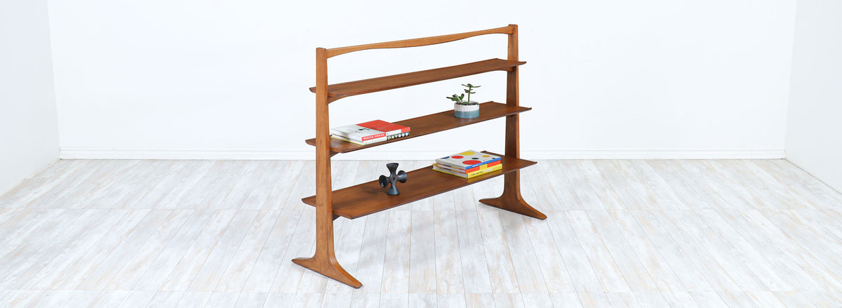 John Van Koert “Profile” Pyramid Bookshelf for Drexel