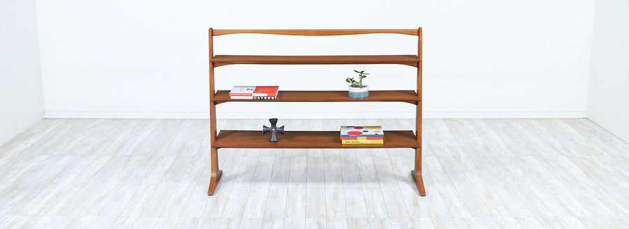 John Van Koert “Profile” Pyramid Bookshelf for Drexel