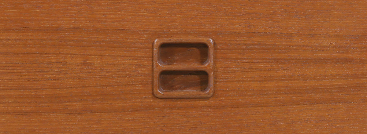 Erik Brouer Executive Teak Desk with Bookcase for Brouer Møbelfabrik