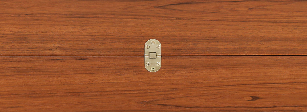 Danish Modern Flip-Top Executive teak Desk by Peter Løvig Nielsen-8 