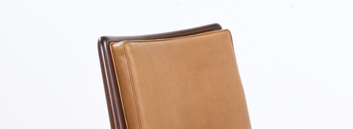 T.H. Robsjohn-Gibbings Brass Accent Lounge Chair for Widdicomb