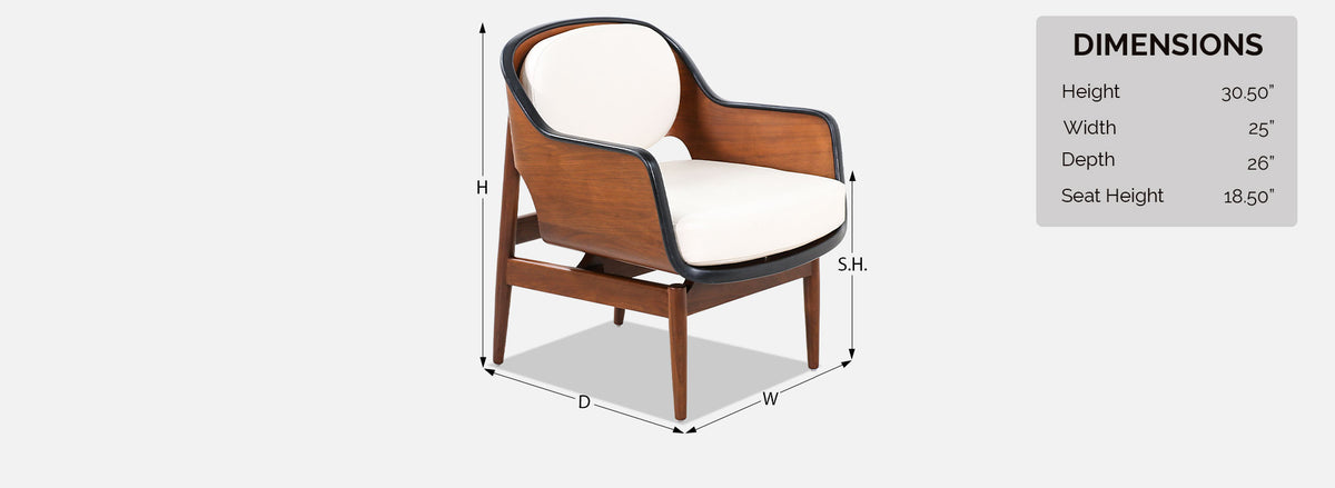 Seymour J. Wiener Bentwood Lounge Chair for Kodawood