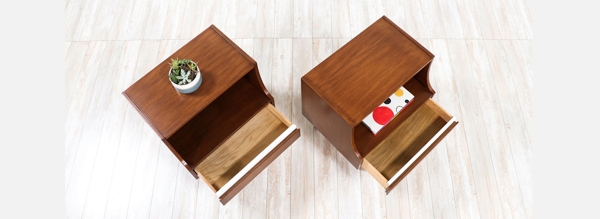 Mid-Century Modern Night Stands by American of Martinsville 