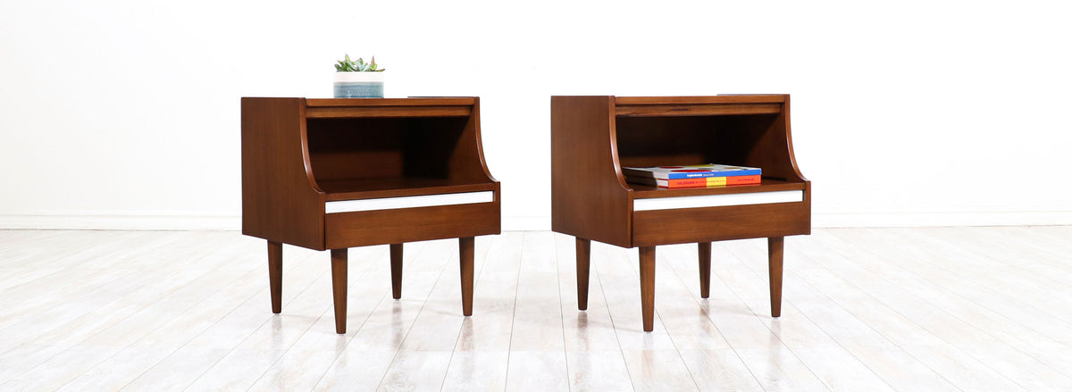 Mid-Century Modern Night Stands by American of Martinsville 