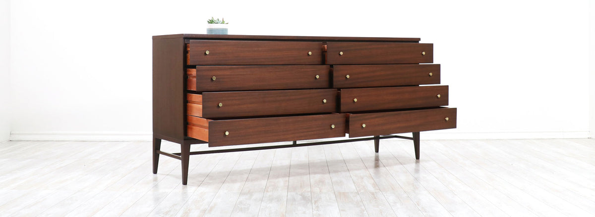 Paul McCobb "Irwin Collection" 8-Drawer Dresser for Calvin Furniture