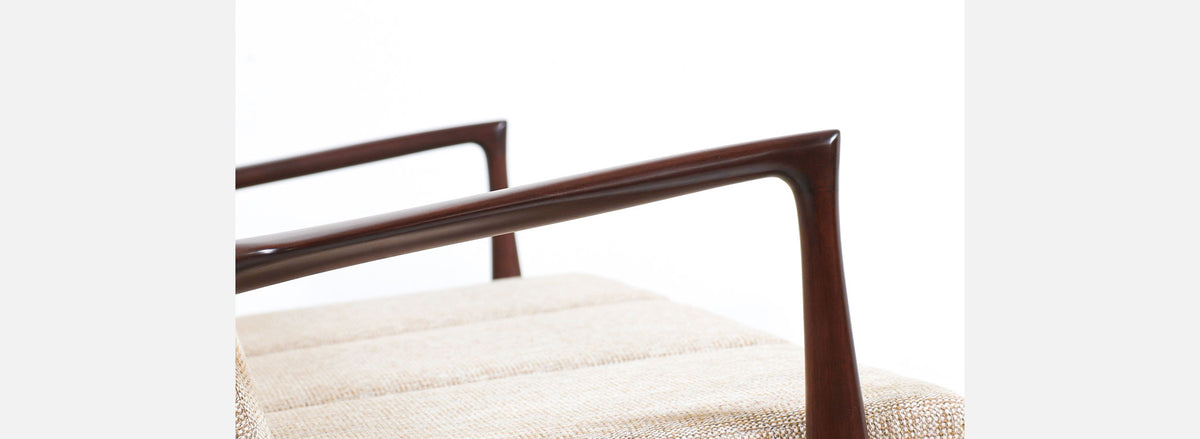 Ib Kofod-Larsen Sculpted 3-Seater Sofa for Selig