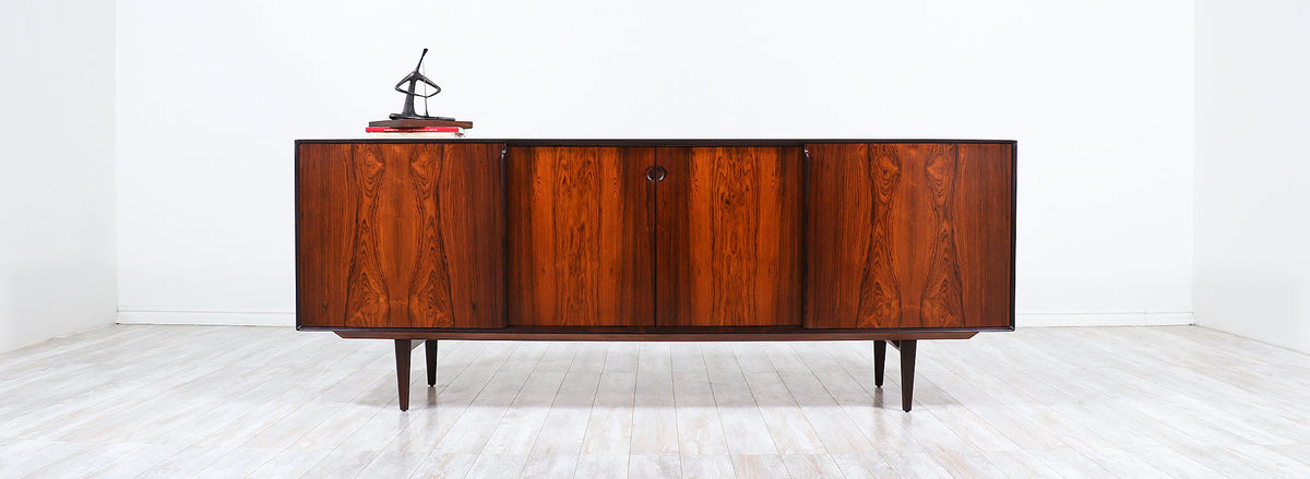 Henry Rosengren Rosewood Credenza for Brande Møbelfabrik 