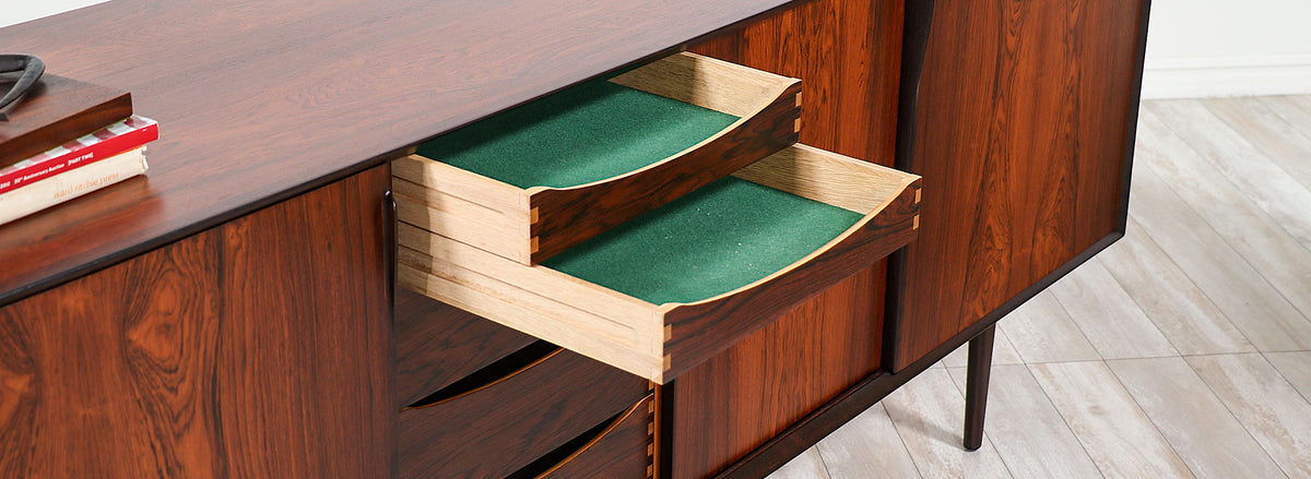 Henry Rosengren Rosewood Credenza for Brande Møbelfabrik 