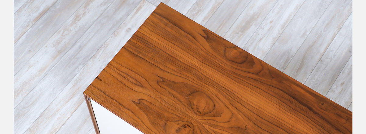 Greta M. Grossman Lacquered & Walnut Credenza for Glenn of California 