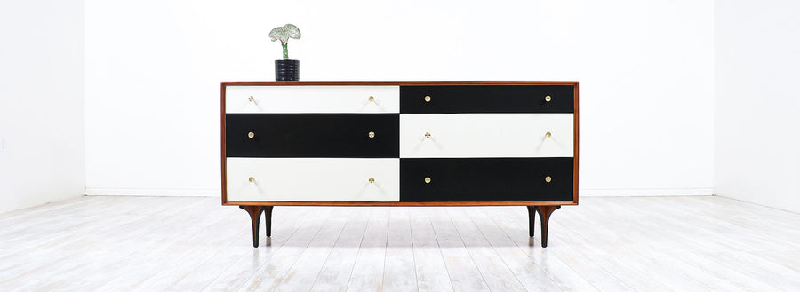 Richard Thompson Lacquered & Walnut Dresser for Glenn of California 