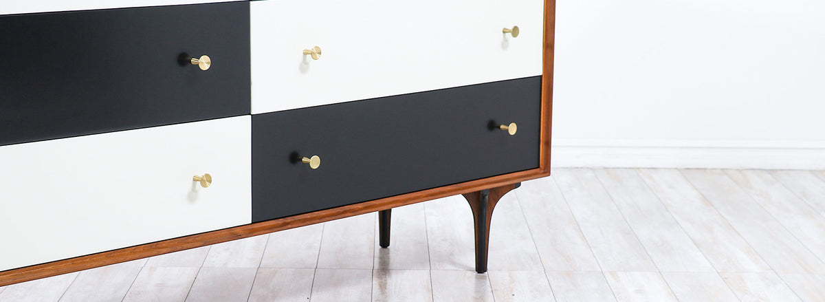 Richard Thompson Lacquered & Walnut Dresser for Glenn of California 